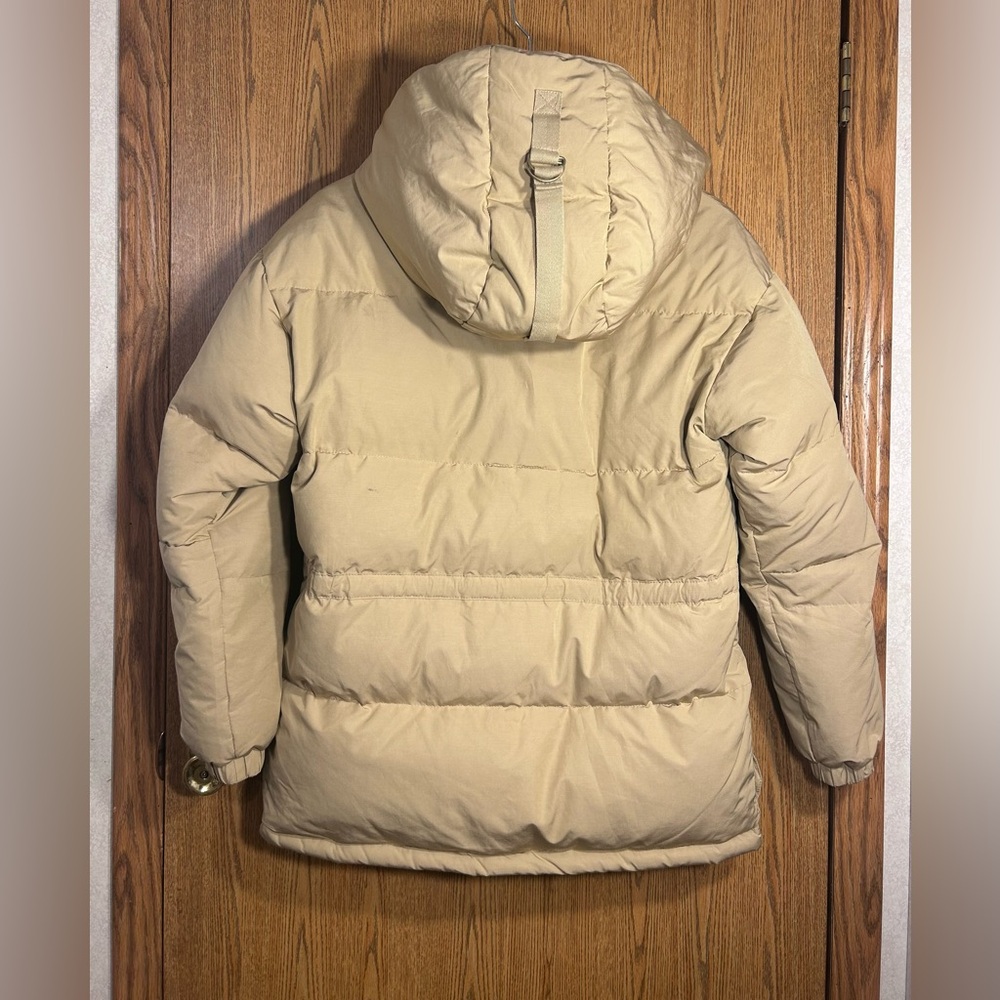 Zara Quilted Hooded Down Puffer Coat - Picture 7 of 8